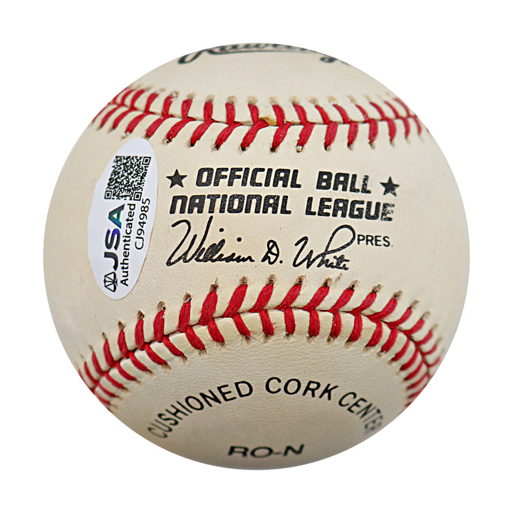 Archie Moore Autographed ONL Baseball JSA COA