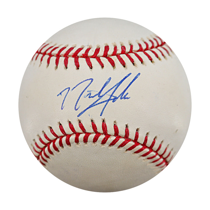 Nick Johnson Yankees Nationals Autographed OMLB Baseball JSA COA