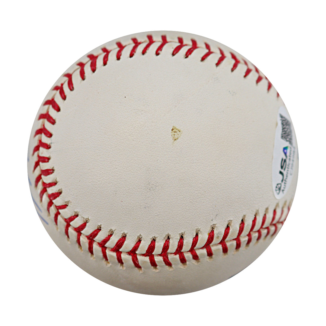 Nick Johnson Yankees Nationals Autographed OMLB Baseball JSA COA