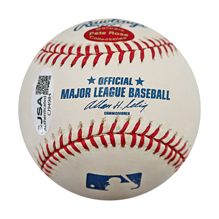 Nick Johnson Yankees Nationals Autographed OMLB Baseball JSA COA