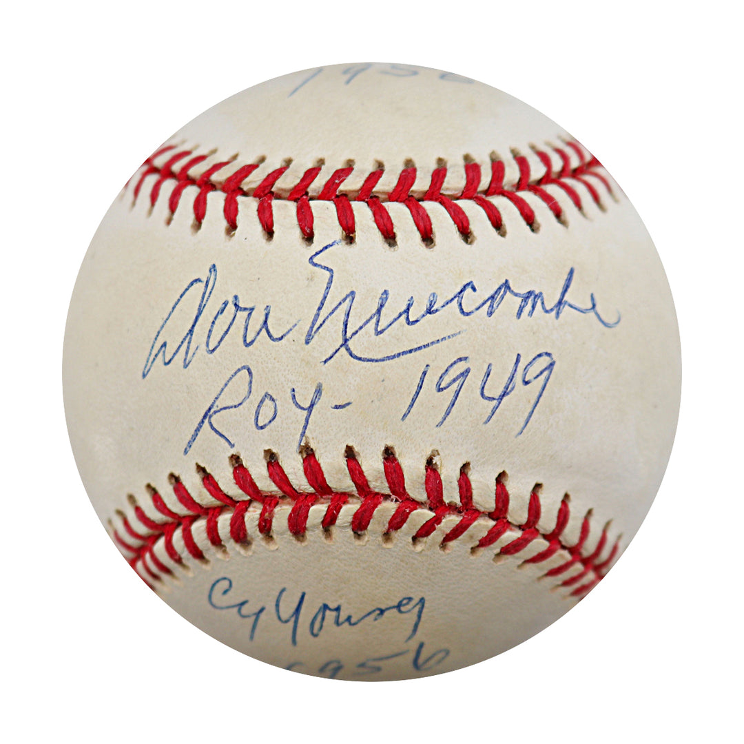 Don Newcombe Los Angeles Dodgers Autographed Inscribed ONL Baseball JSA COA