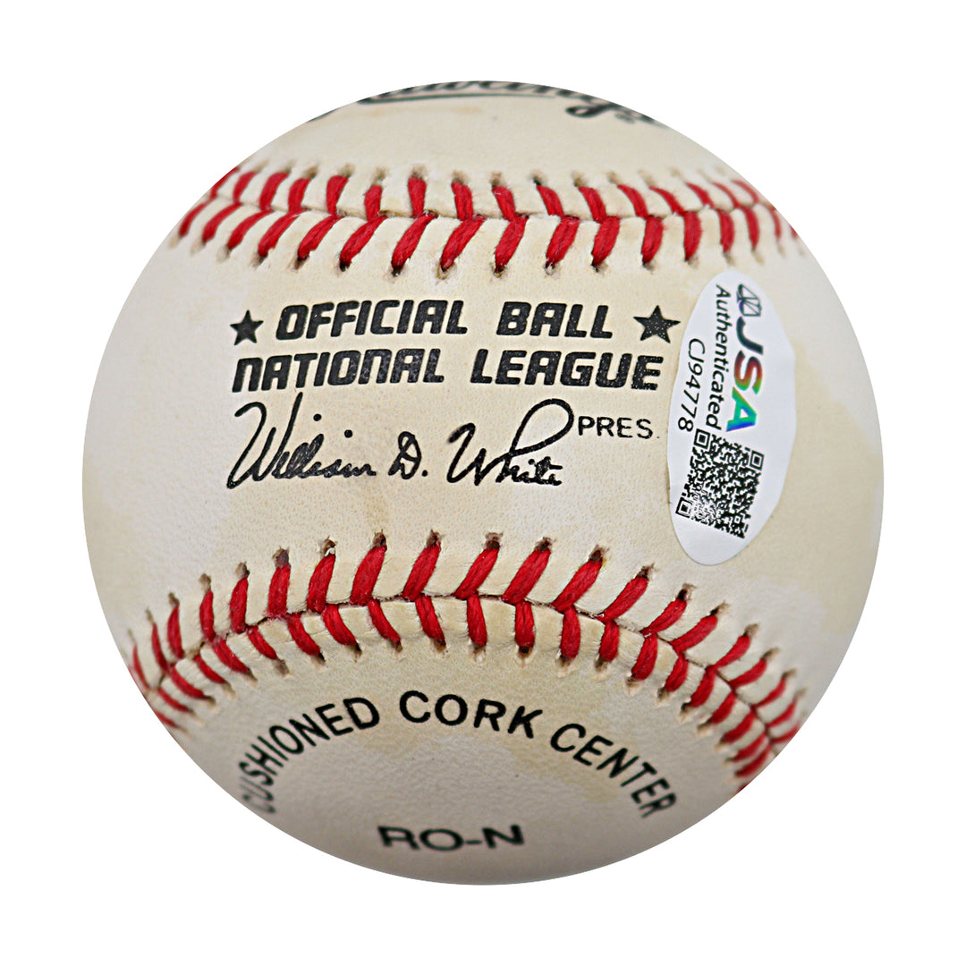 Robin Roberts Philadelphia Phillies Autographed ONL Baseball JSA COA