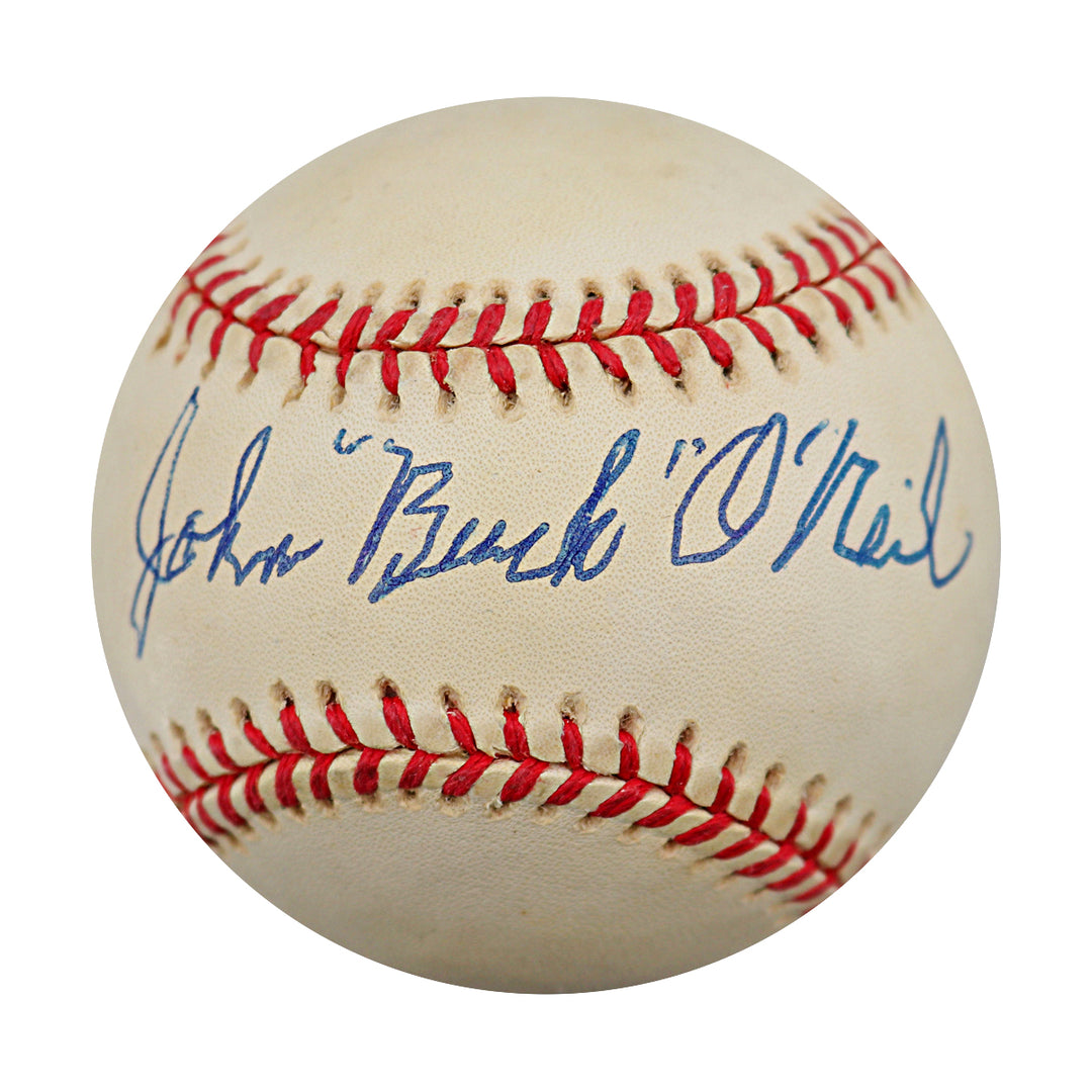 John Buck O'Neil Kansas City Monarchs Autographed ONL Baseball JSA COA
