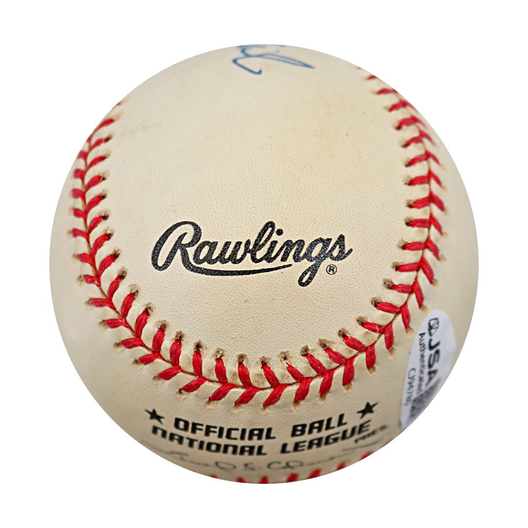 John Buck O'Neil Kansas City Monarchs Autographed ONL Baseball JSA COA