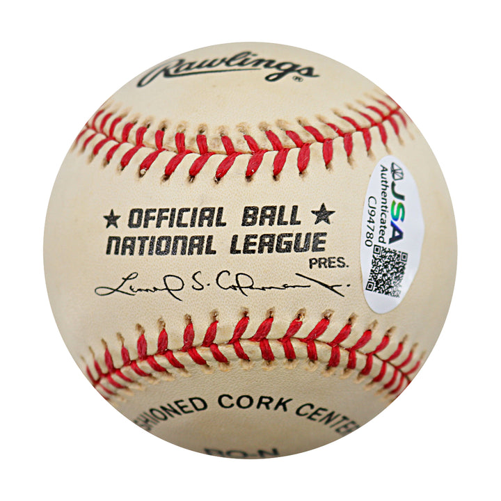 John Buck O'Neil Kansas City Monarchs Autographed ONL Baseball JSA COA