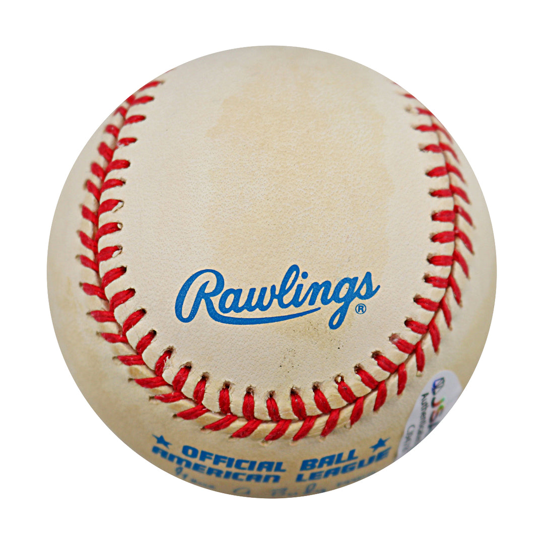 Ramiro Mendoza New York Yankees Autographed OAL Baseball JSA COA
