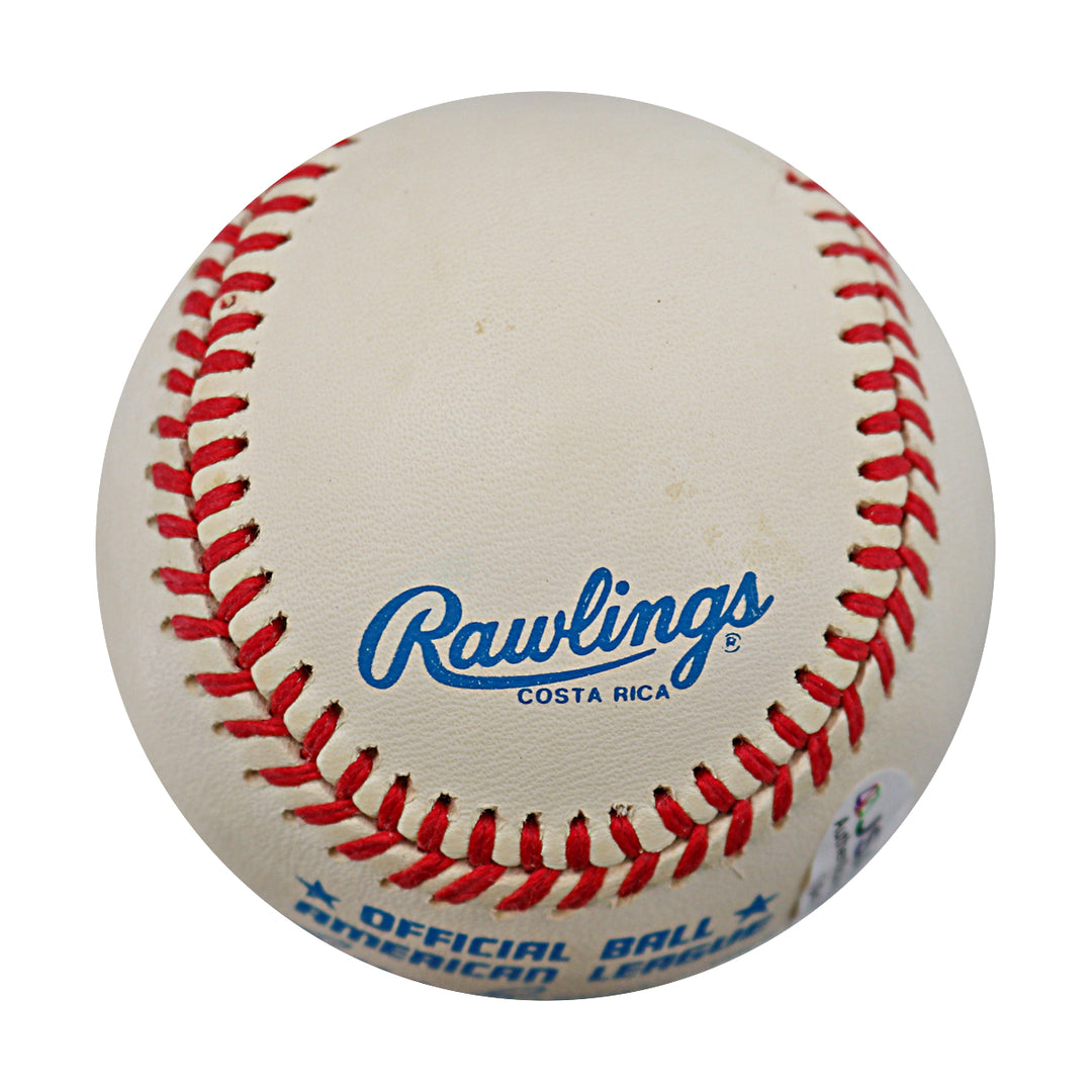 Lou Boudreau Cleveland Indians Autographed OAL Baseball JSA COA