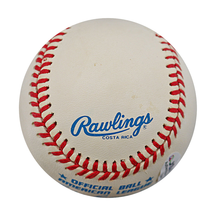 Lou Boudreau Cleveland Indians Autographed OAL Baseball JSA COA