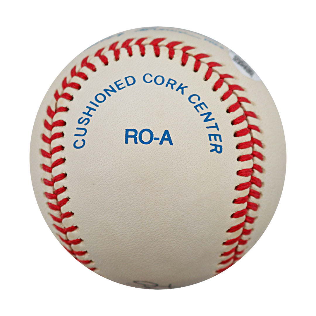 Lou Boudreau Cleveland Indians Autographed OAL Baseball JSA COA