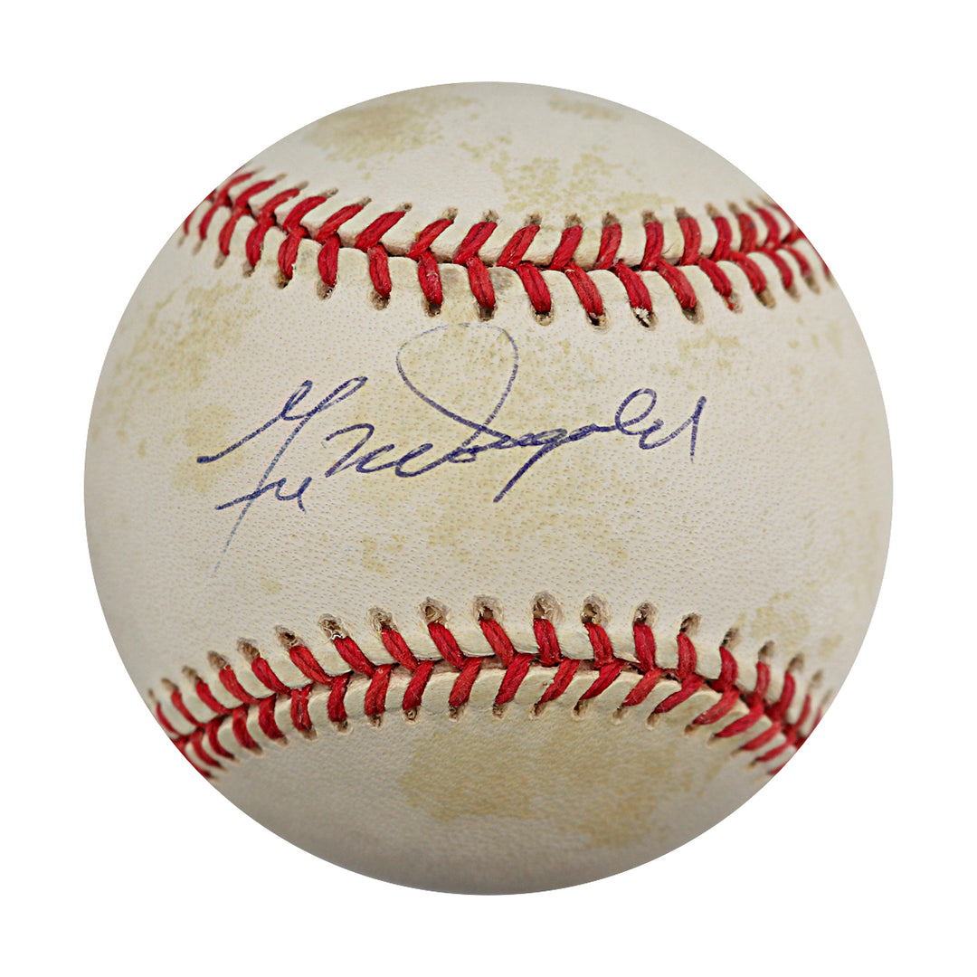 Gil McDougald New York Yankees Autographed OAL Baseball JSA COA