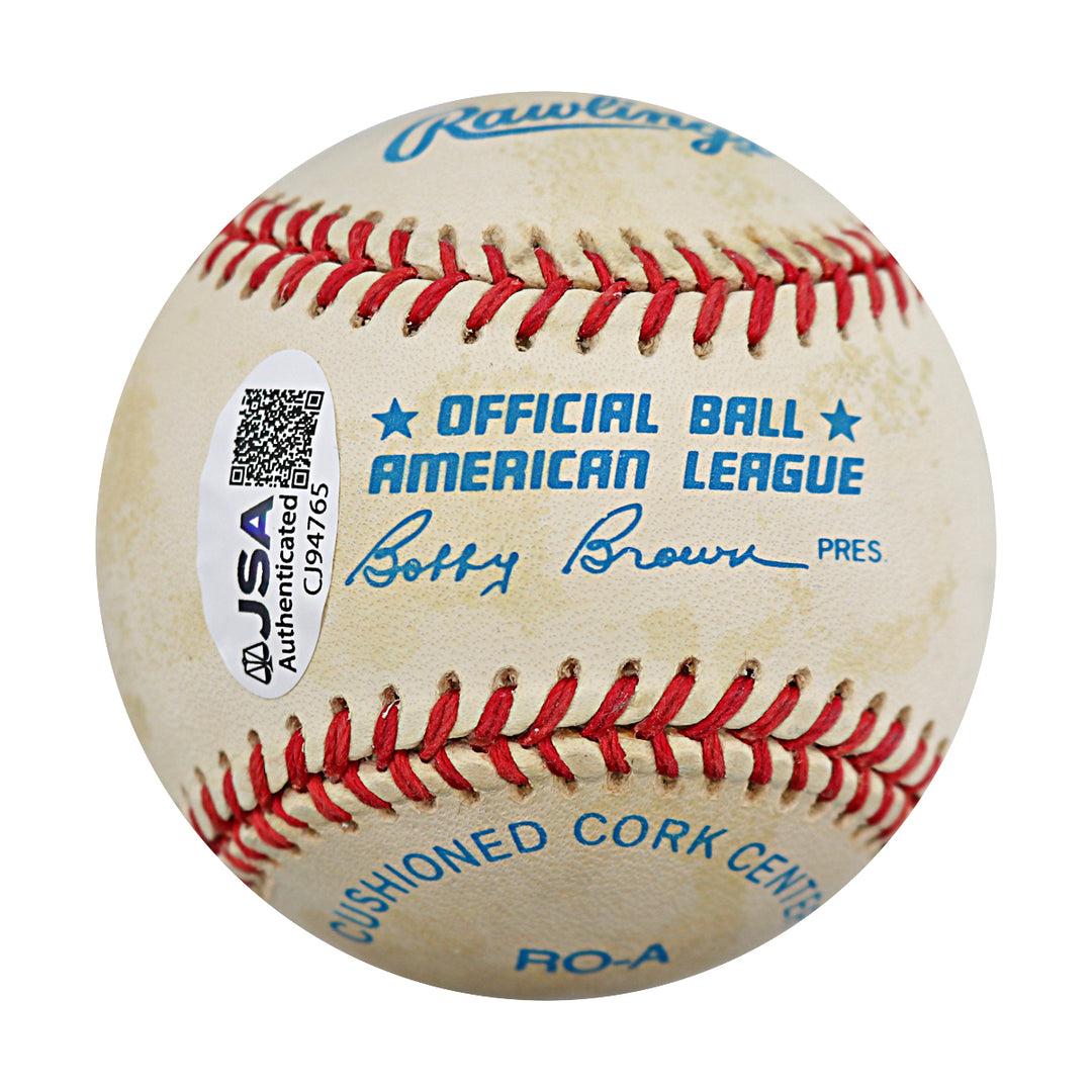 Gil McDougald New York Yankees Autographed OAL Baseball JSA COA