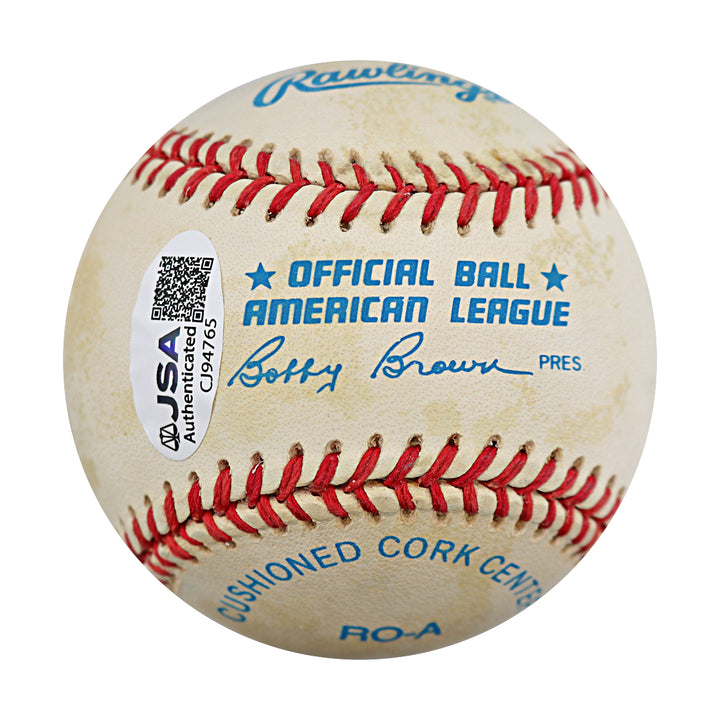 Gil McDougald New York Yankees Autographed OAL Baseball JSA COA