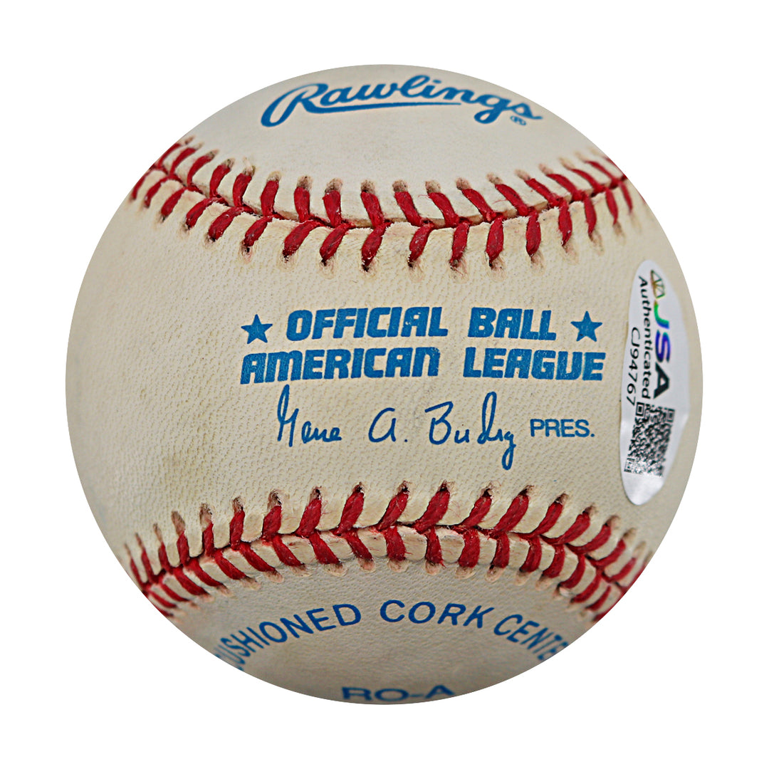 Hector Lopez New York Yankees Autographed OAL Baseball JSA COA