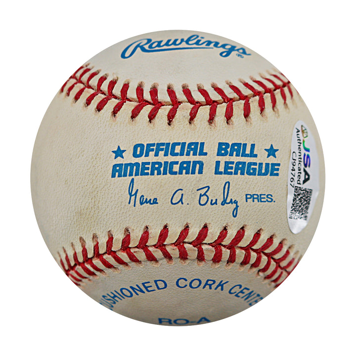 Hector Lopez New York Yankees Autographed OAL Baseball JSA COA