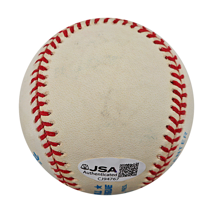Hector Lopez New York Yankees Autographed OAL Baseball JSA COA