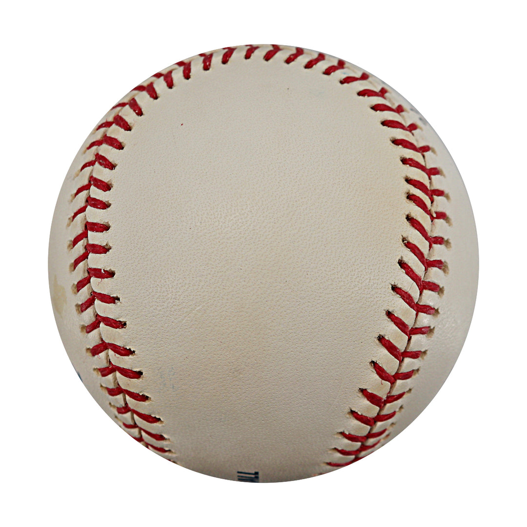 Elliott Maddox New York Yankees Autographed Inscribed OAL Baseball JSA COA