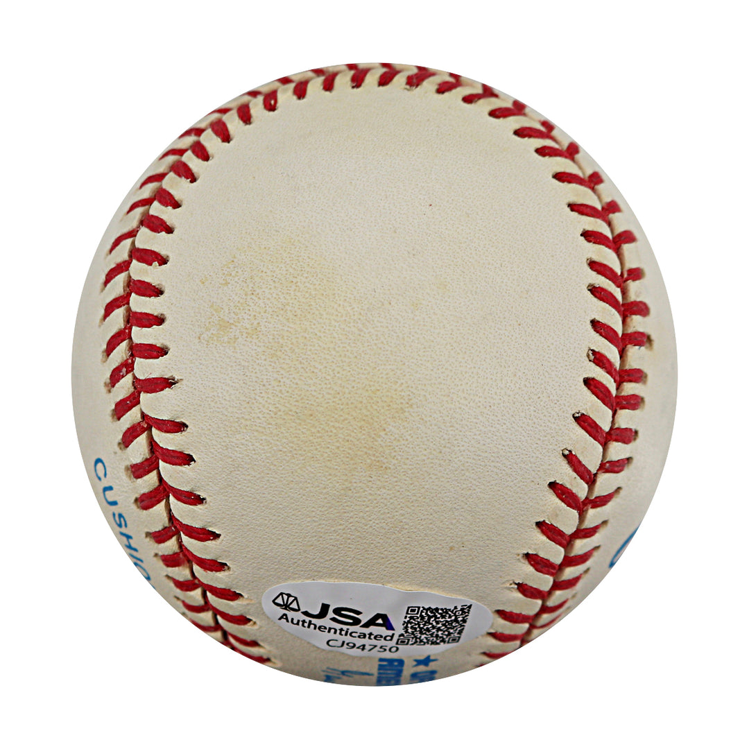 Reggie Jackson New York Yankees Autographed OAL Baseball JSA COA
