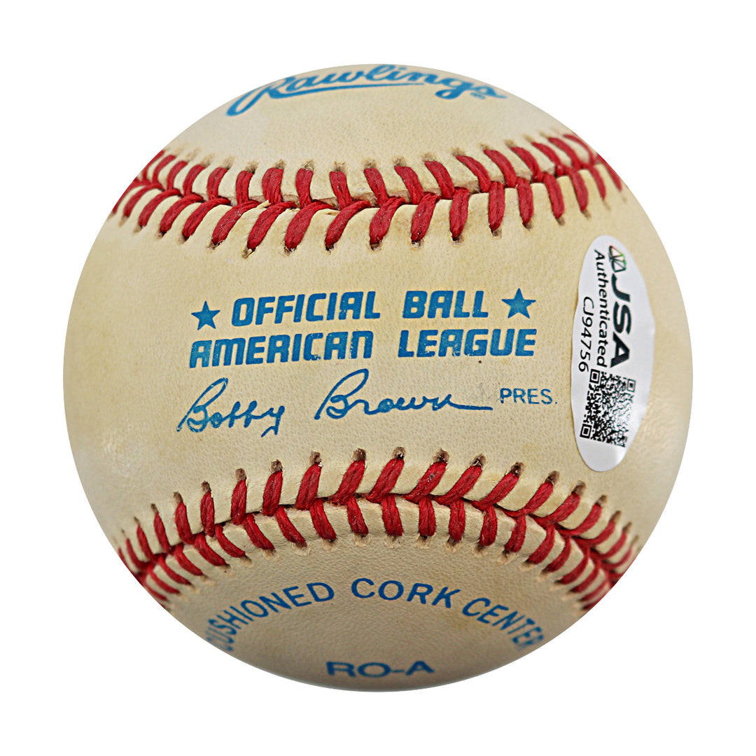 Ron Guidry New York Yankees Autographed OAL Baseball JSA COA