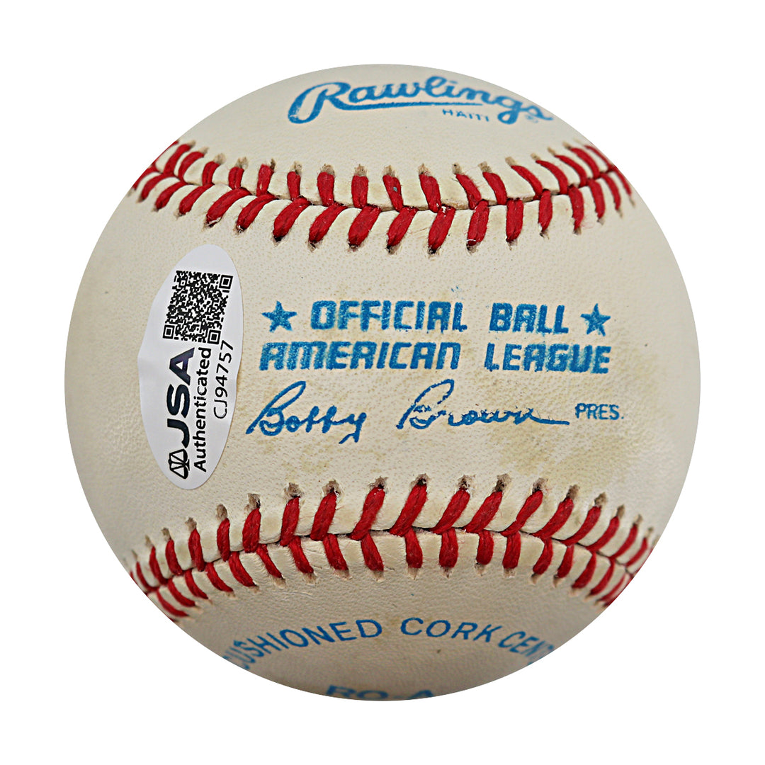 Rick Ferrell Boston Red Sox Autographed OAL Baseball JSA COA