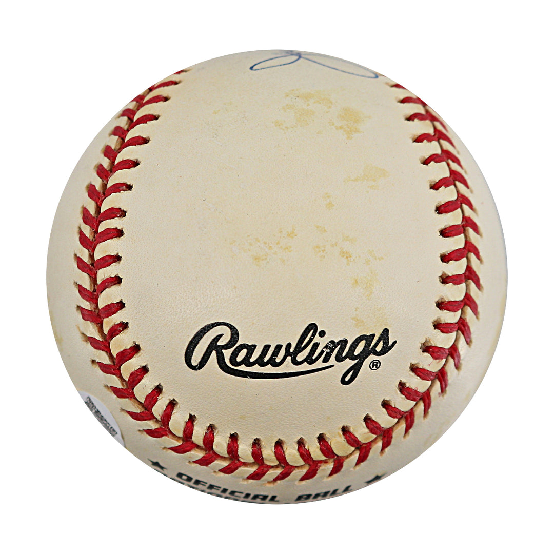 Julius Erving Philadelphia 76ers Autographed ONL Baseball JSA COA