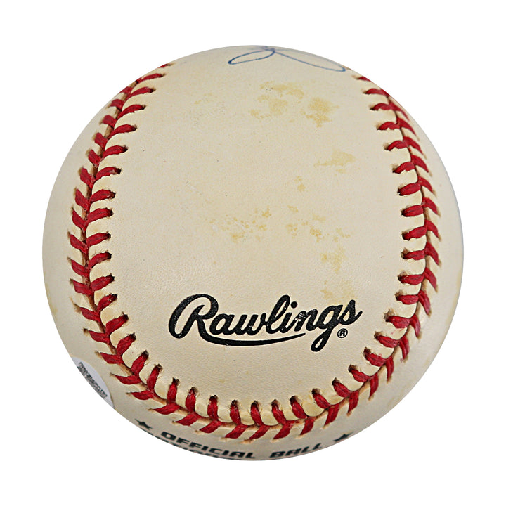 Julius Erving Philadelphia 76ers Autographed ONL Baseball JSA COA