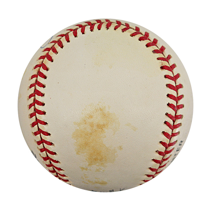Julius Erving Philadelphia 76ers Autographed ONL Baseball JSA COA