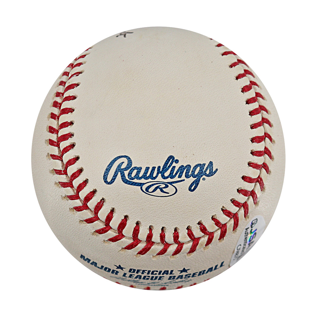 Joe Astroth Athlethics Autographed Inscribed OMLB Baseball JSA COA