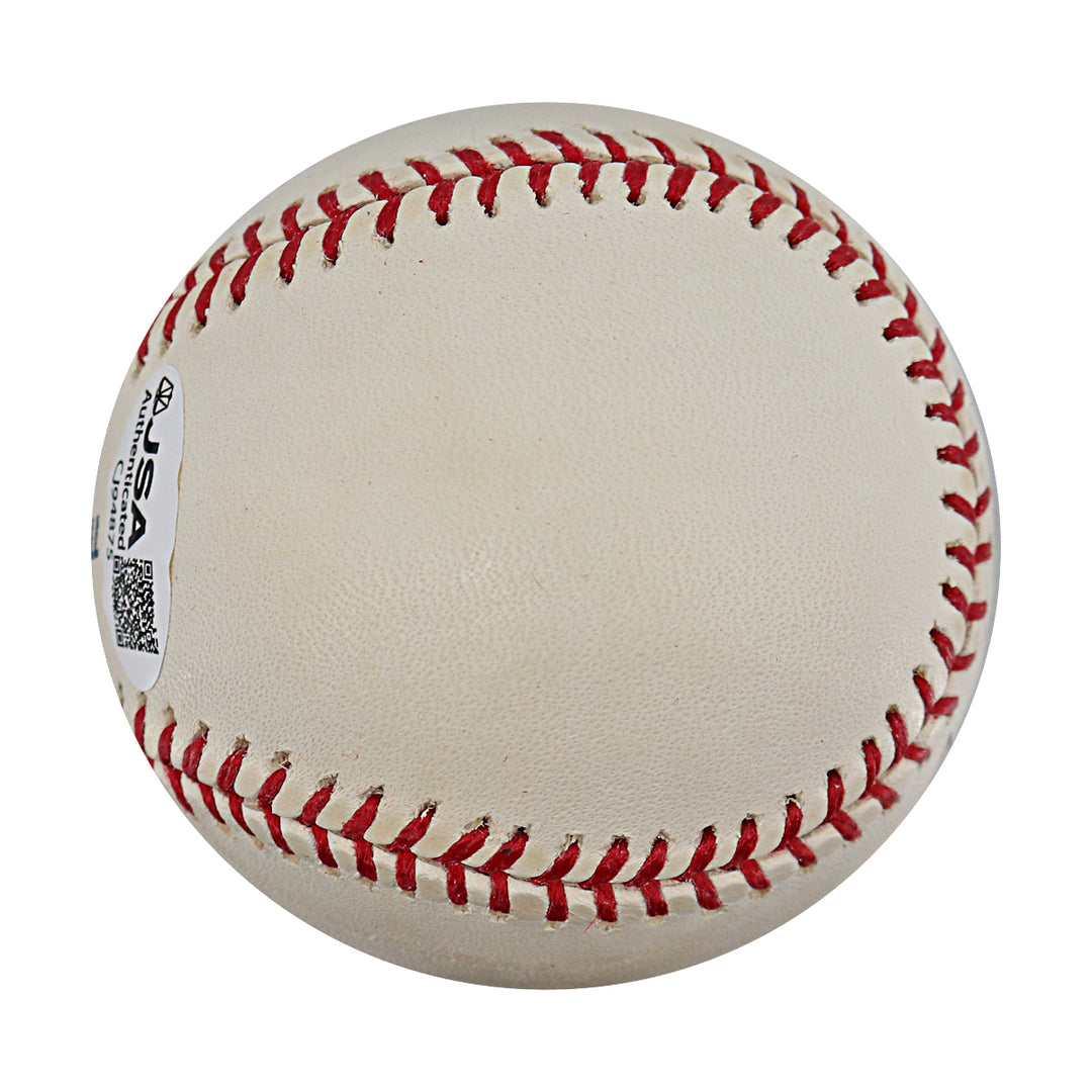 Joe Astroth Athlethics Autographed Inscribed OMLB Baseball JSA COA