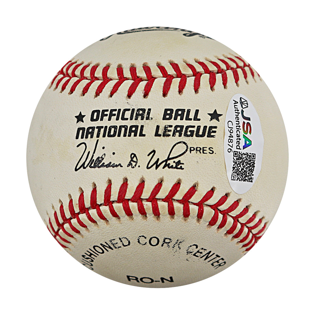 Nancy Lopez Golf Autographed ONL Baseball JSA COA