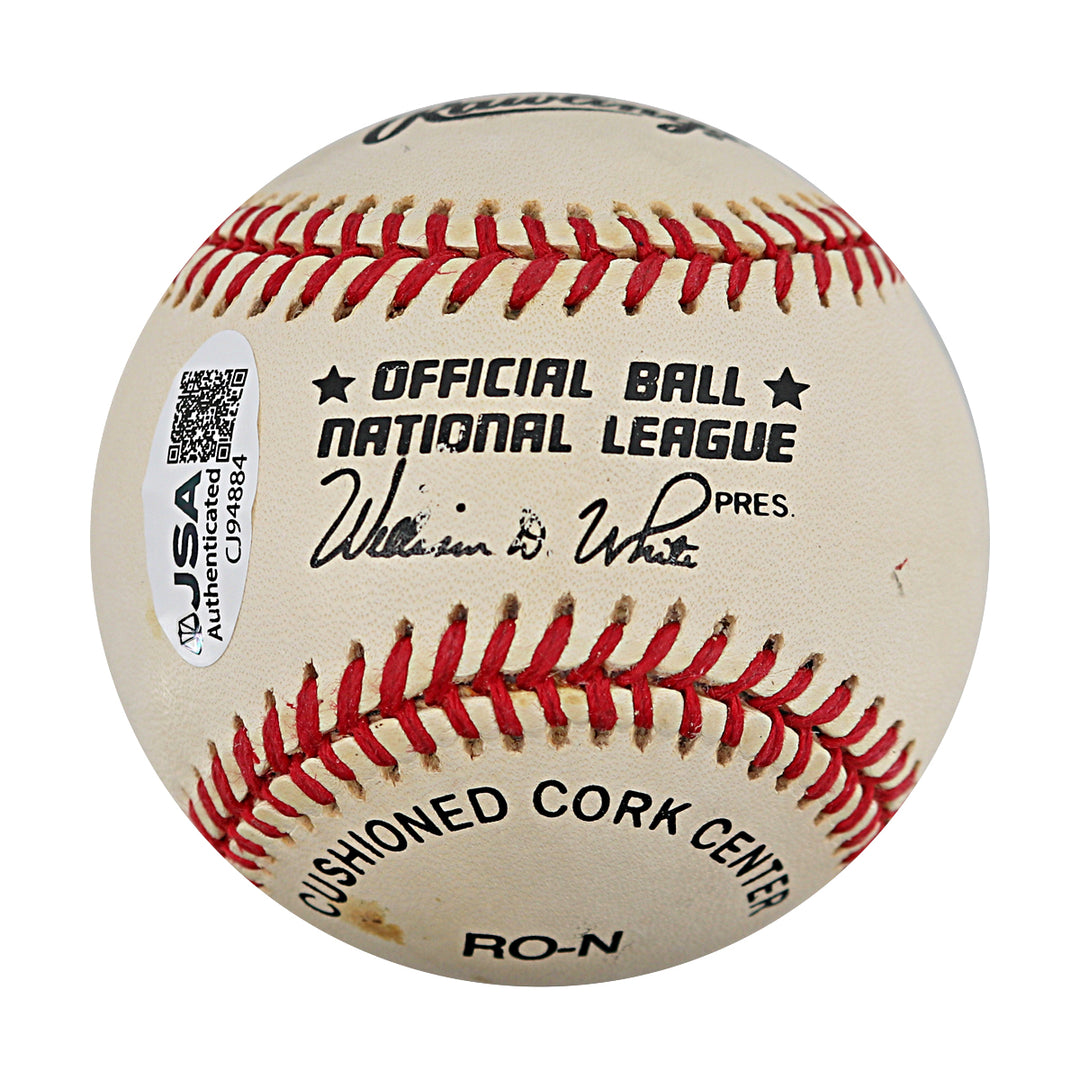 Richie Phillips Autographed Personalized ONL Baseball JSA COA