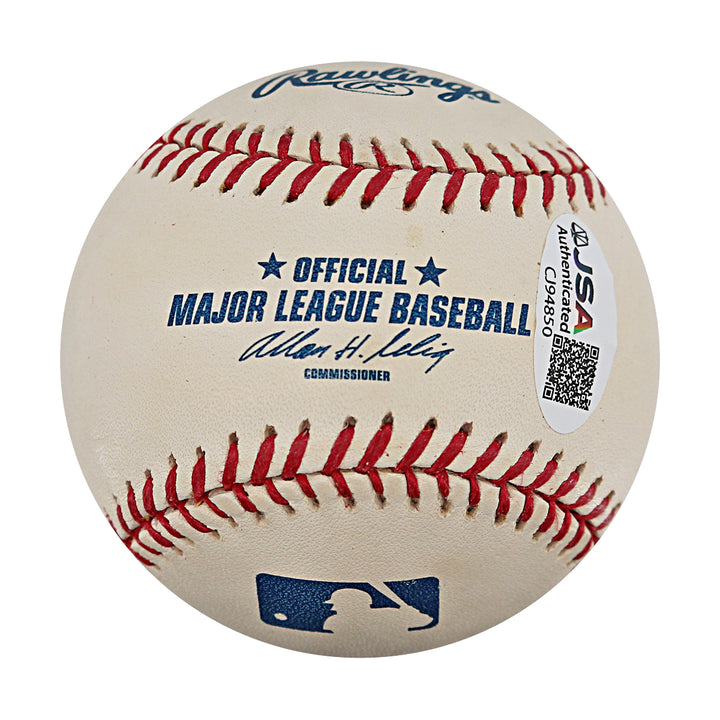 Mickey Vernon Minnesota Twins Autographed Inscribed OMLB Baseball JSA COA