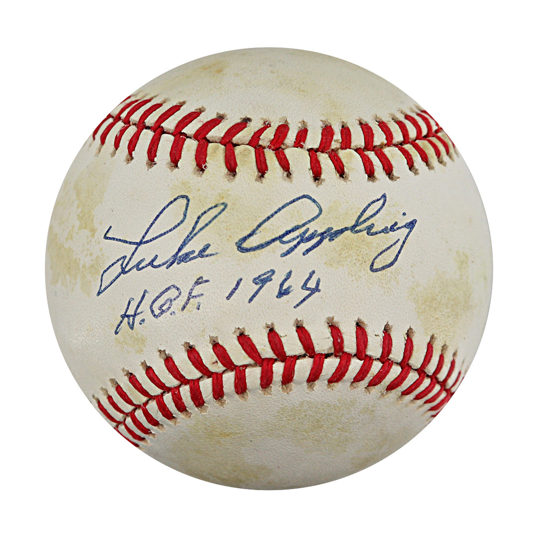 Luke Appling Chicago White Sox Autographed Inscribed OAL Baseball JSA COA