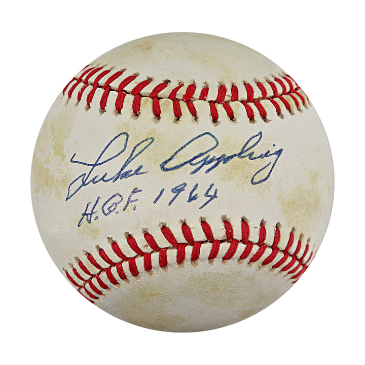 Luke Appling Chicago White Sox Autographed Inscribed OAL Baseball JSA COA