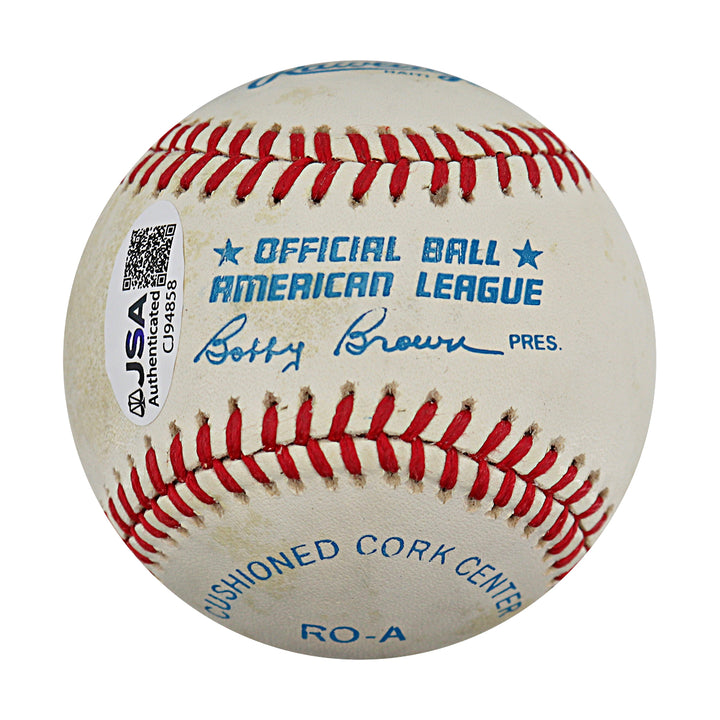 Luke Appling Chicago White Sox Autographed Inscribed OAL Baseball JSA COA