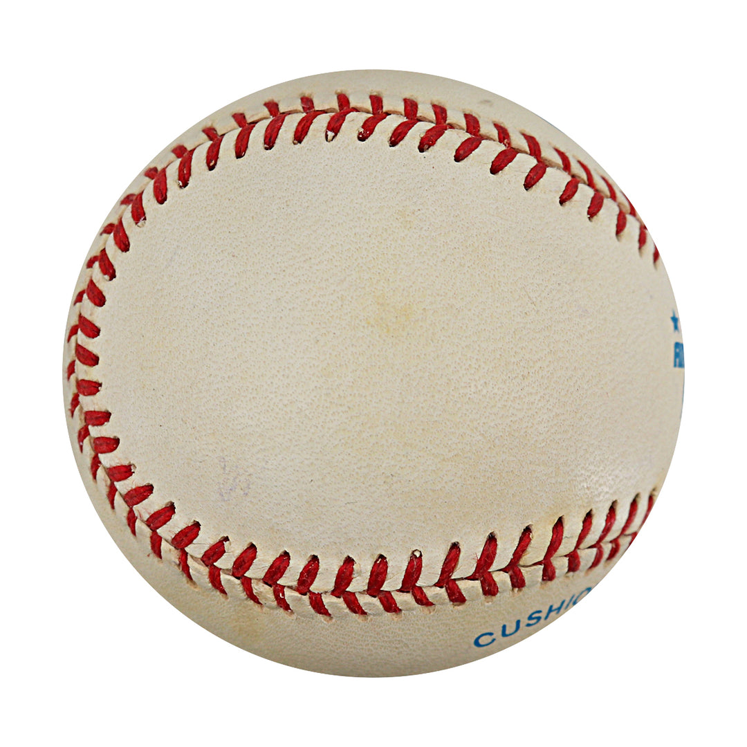 Homer Bush New York Yankees Autographed OAL Baseball JSA COA