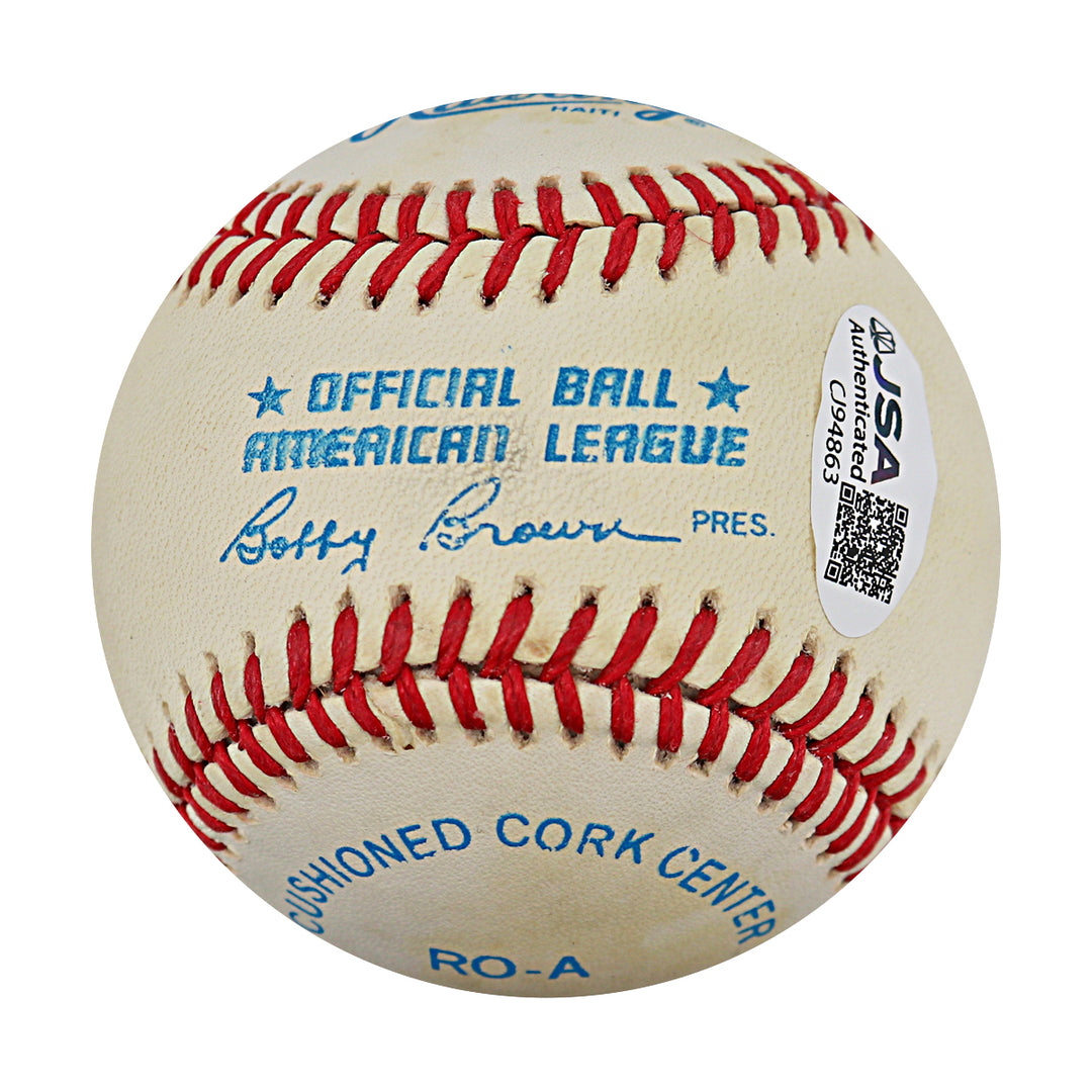 Joe Sewell New York Yankees Autographed OAL Baseball JSA COA