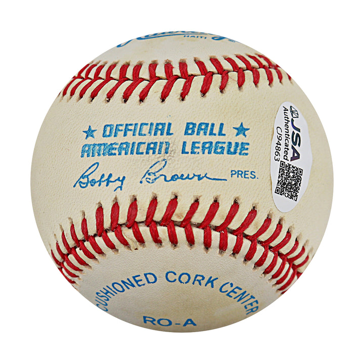 Joe Sewell New York Yankees Autographed OAL Baseball JSA COA