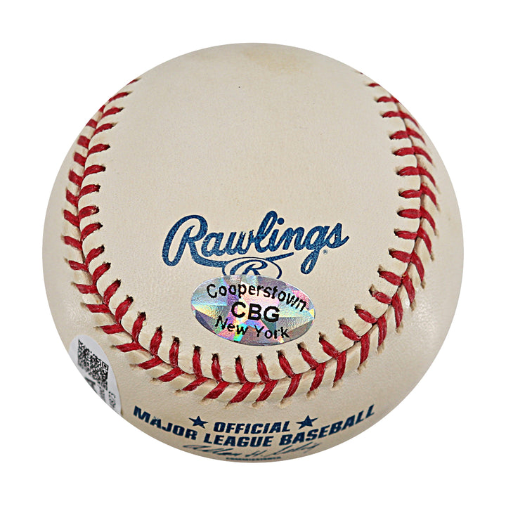 Kevin Brown Rangers Marlins Dodgers Autographed OMLB Baseball JSA COA-2