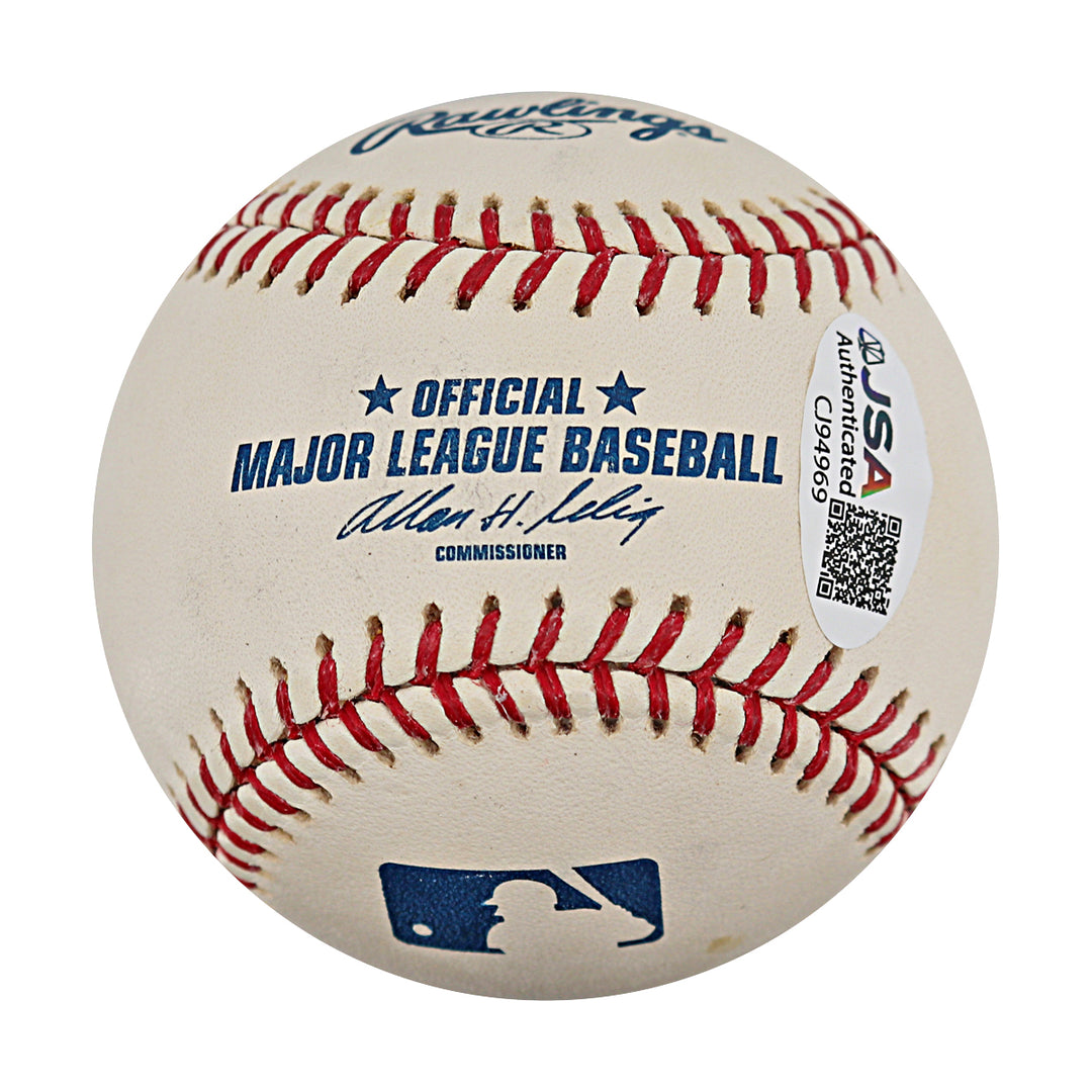 Ben Davis Mariners Padres Autographed OMLB Baseball JSA COA