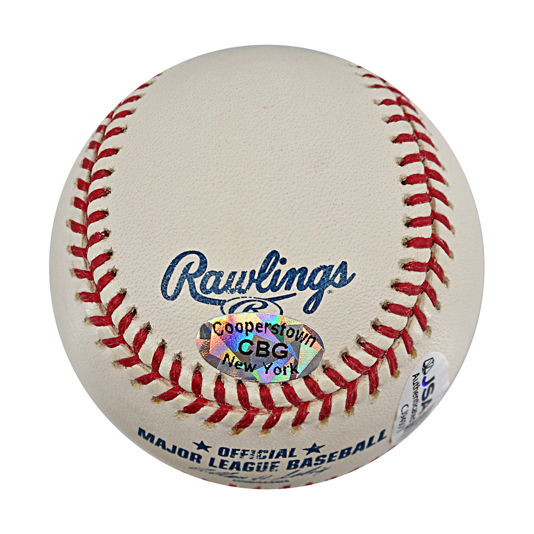 Rondell White Tigers Twins OMLB Baseball JSA COA
