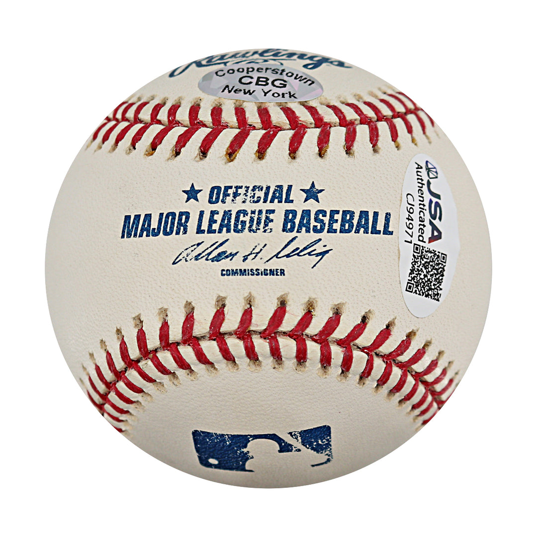 Rondell White Tigers Twins OMLB Baseball JSA COA