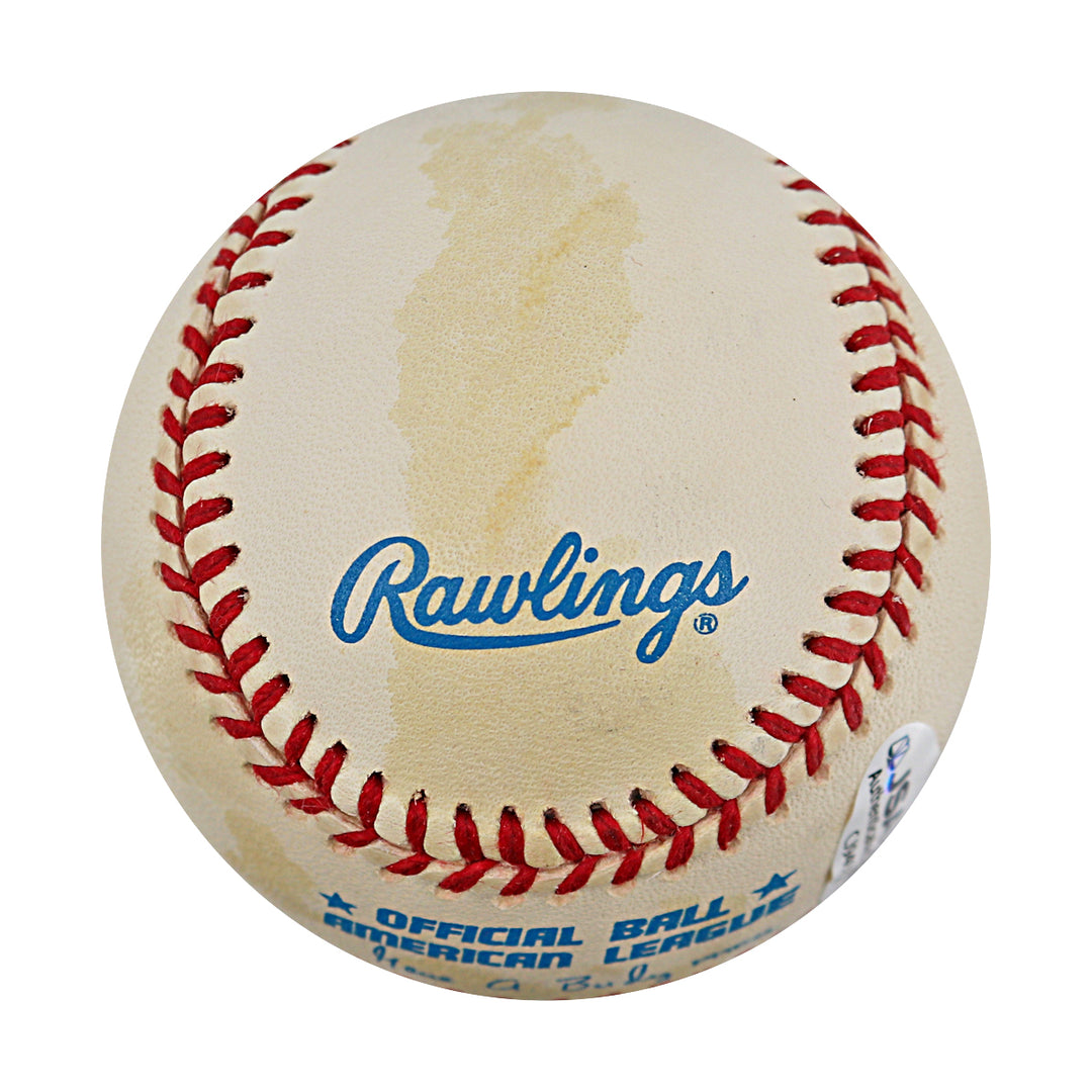 David Cone New York Yankees Autographed Inscribed OAL Baseball JSA COA