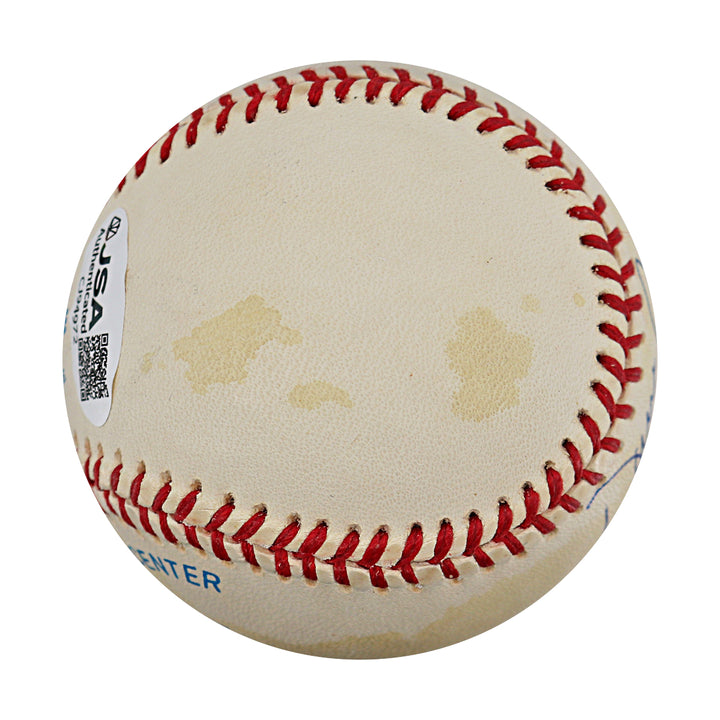 David Cone New York Yankees Autographed Inscribed OAL Baseball JSA COA