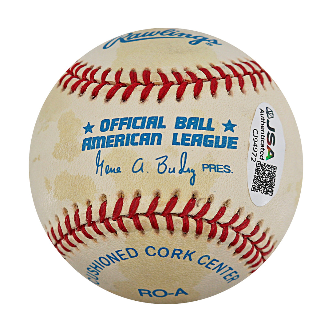 David Cone New York Yankees Autographed Inscribed OAL Baseball JSA COA