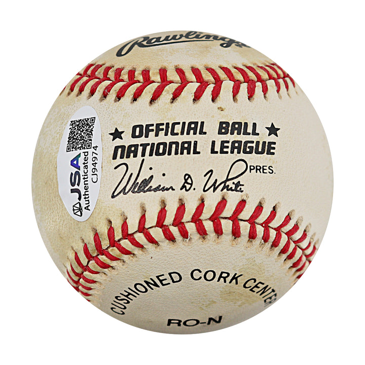 Monte Irvin San Francisco Giants Autographed ONL Baseball JSA COA