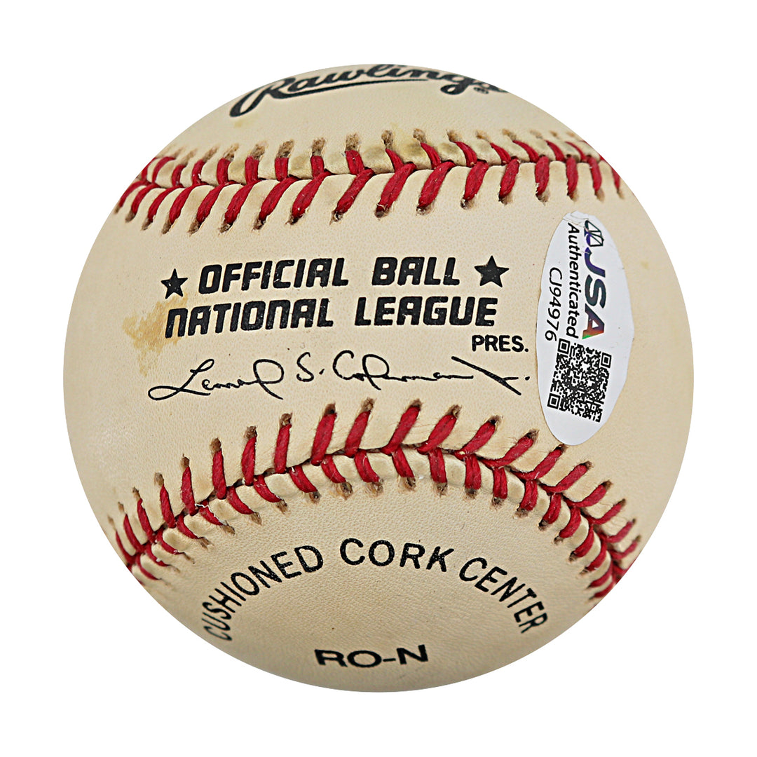 Preacher Roe Los Angeles Dodgers Autographed ONL Baseball JSA COA