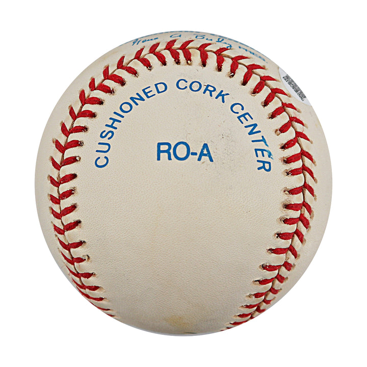 Dee Brown Royals Athletics Autographed OAL Baseball JSA COA