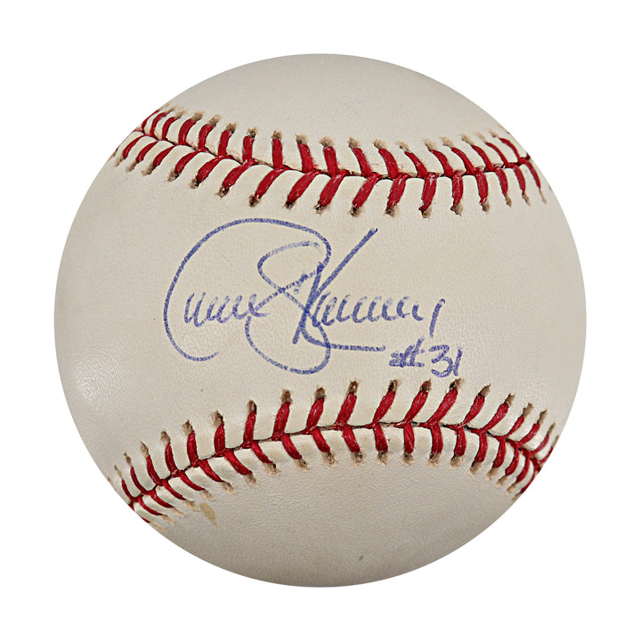 Steve Karsay Yankees Indians Athletics Autographed OMLB Baseball JSA COA