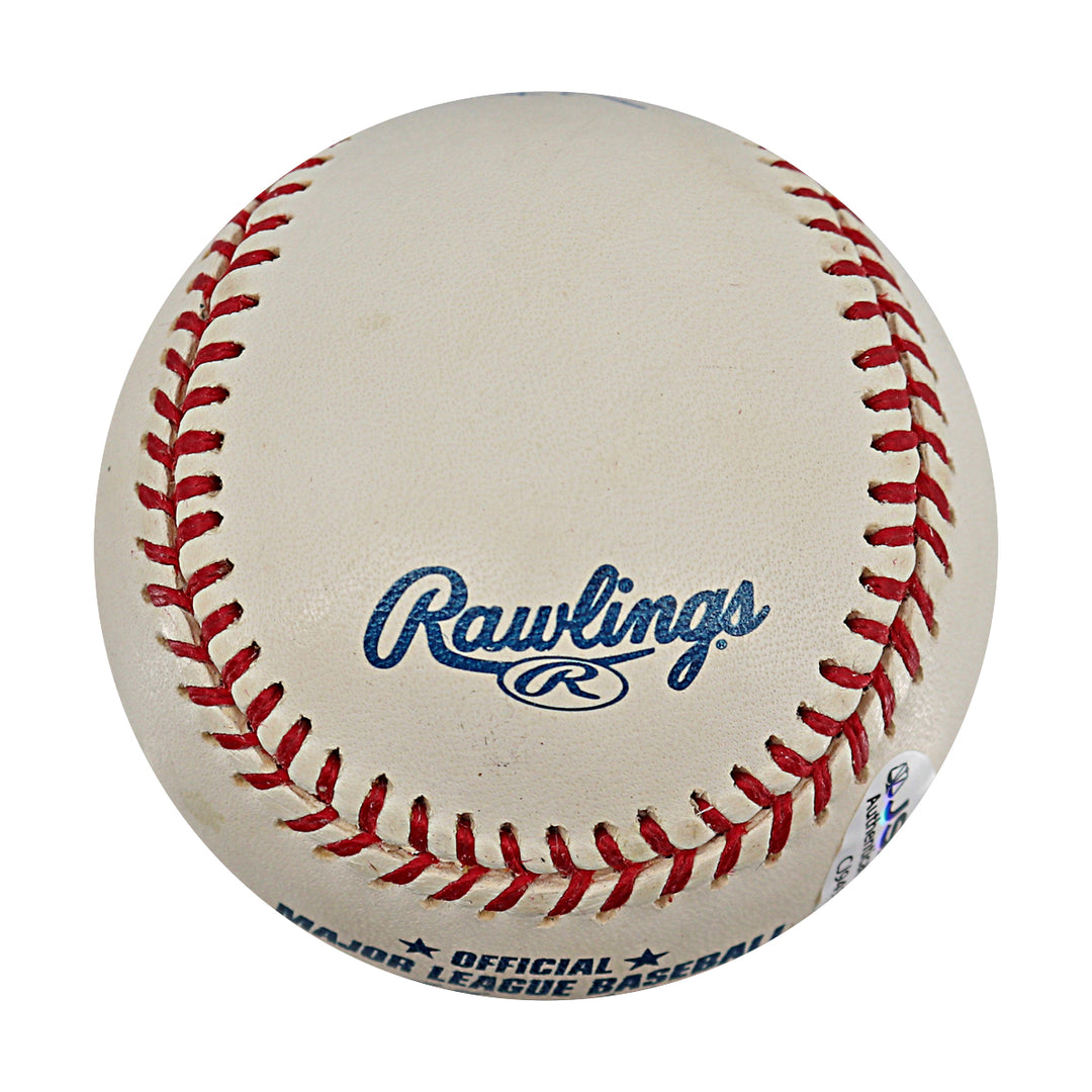 George J Alusik Detroit Tigers Autographed Inscribed OMLB Baseball JSA COA