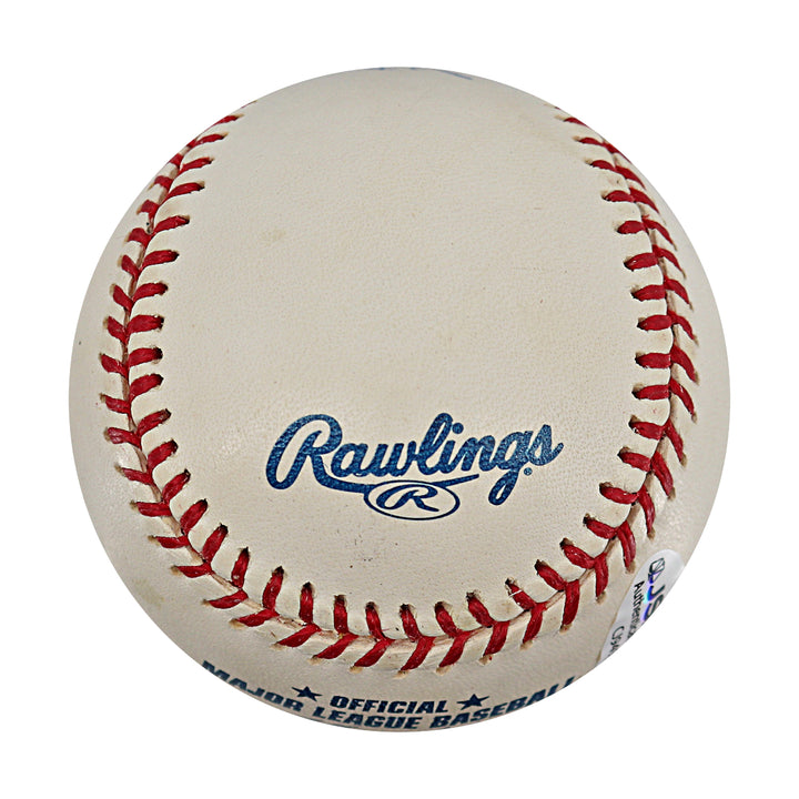 George J Alusik Detroit Tigers Autographed Inscribed OMLB Baseball JSA COA